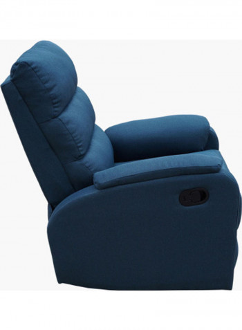 Sergio 1-Seater Recliner With Rocker Blue 98 x 71 x 95cm