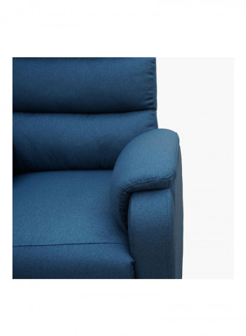 Sergio 1-Seater Recliner With Rocker Blue 98 x 71 x 95cm