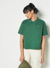 Boxy Fit Piqué Polo Green reviews Boxy Fit Piqué Polo Green