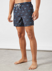 Embroidered Swim Shorts Abysm/Turquin Blue