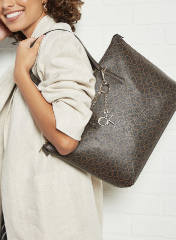 Monogram Tote Brown Mono
