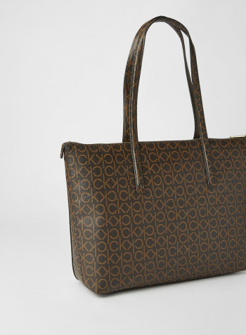 Monogram Tote Brown Mono