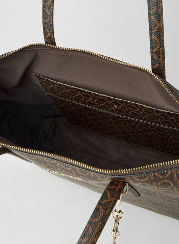 Monogram Tote Brown Mono