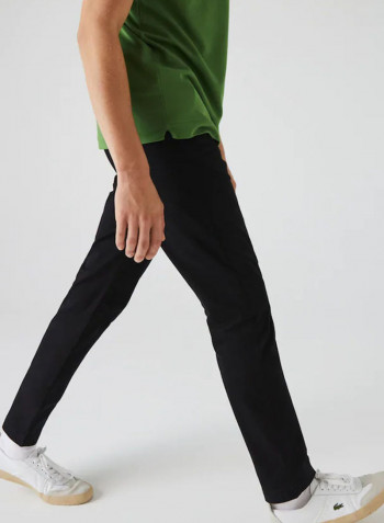 Mid Rise Classic Pants Black