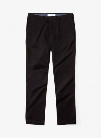 Mid Rise Classic Pants Black