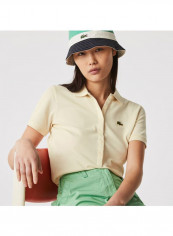 Slim Fit Stretch Cotton Piqué Polo Beige/Green reviews Slim Fit Stretch Cotton Piqué Polo Beige/Green