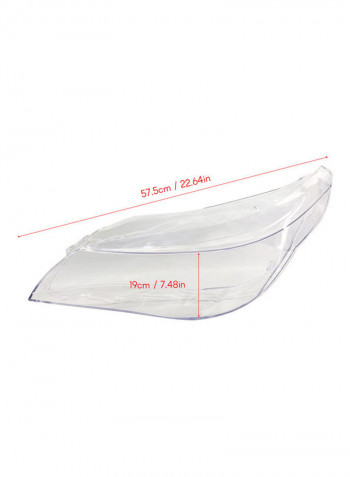 One Pair Headlight Clear Cover Front Headlamp Lens Fit for BMW E60 E61 525i 530i 545i 550i 2003-2010