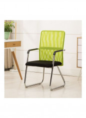 Thick Breathable Mesh Conference Chair Green/Black 72 x 53 x 19cm