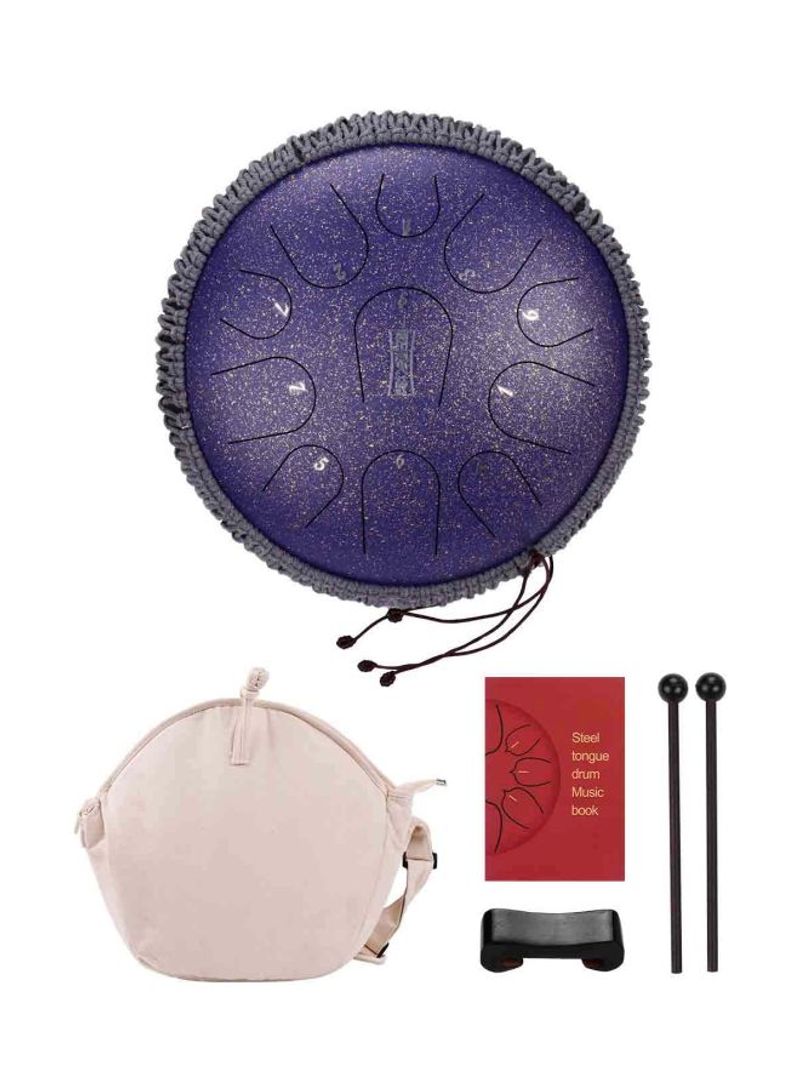11 Notes Portable Steel Tongue Drum With Mallets