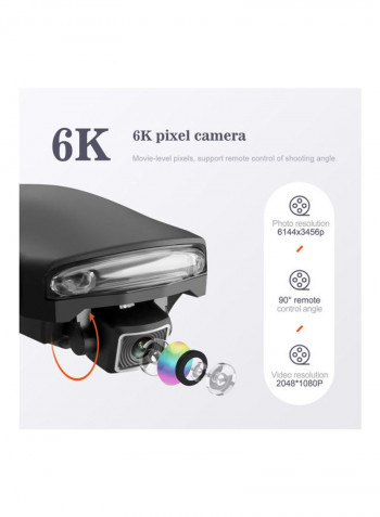 Foldable Rc Drone With Dual Camera