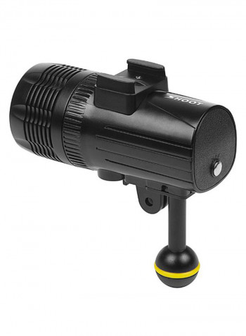 Rechargeable Dimmable Outdoor LED Video Shooting Light Black