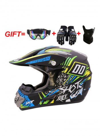 Off-road Full Covered Motorcycle Helmet 34x34x34cm