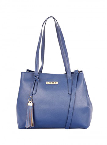Polyester Blend Shopper/Tote TESYDMDRNVY Blue