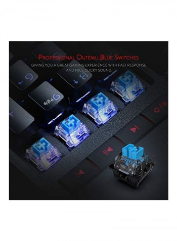 Mechanical Gaming Keyboard With Switches