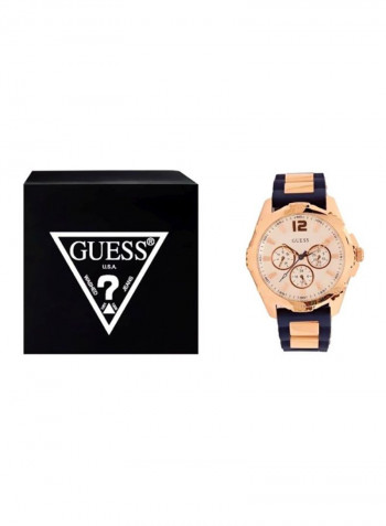 Women's Silicone Analog Wrist Watch W0325L8