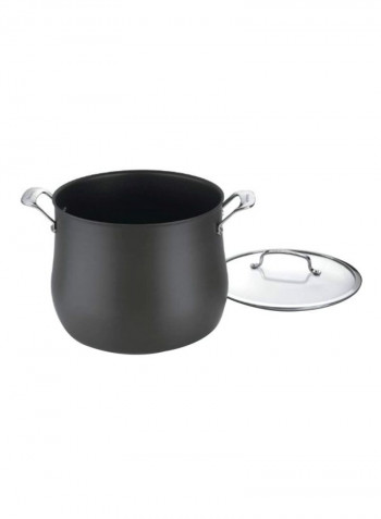 Stockpot With Cover Black/Clear