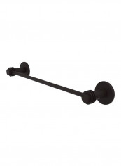 Mercury Collection Dotted Accent Towel Bar Black 18inch