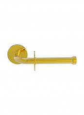 Remi Collection Toilet Paper Holder Gold 4.2x8x2inch