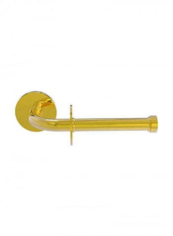 Remi Collection Toilet Paper Holder Gold 4.2x8x2inch