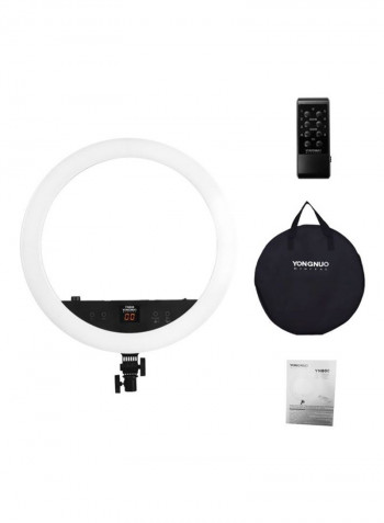 LED Video Ring Light With Remote Control White