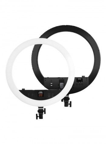 LED Video Ring Light With Remote Control White