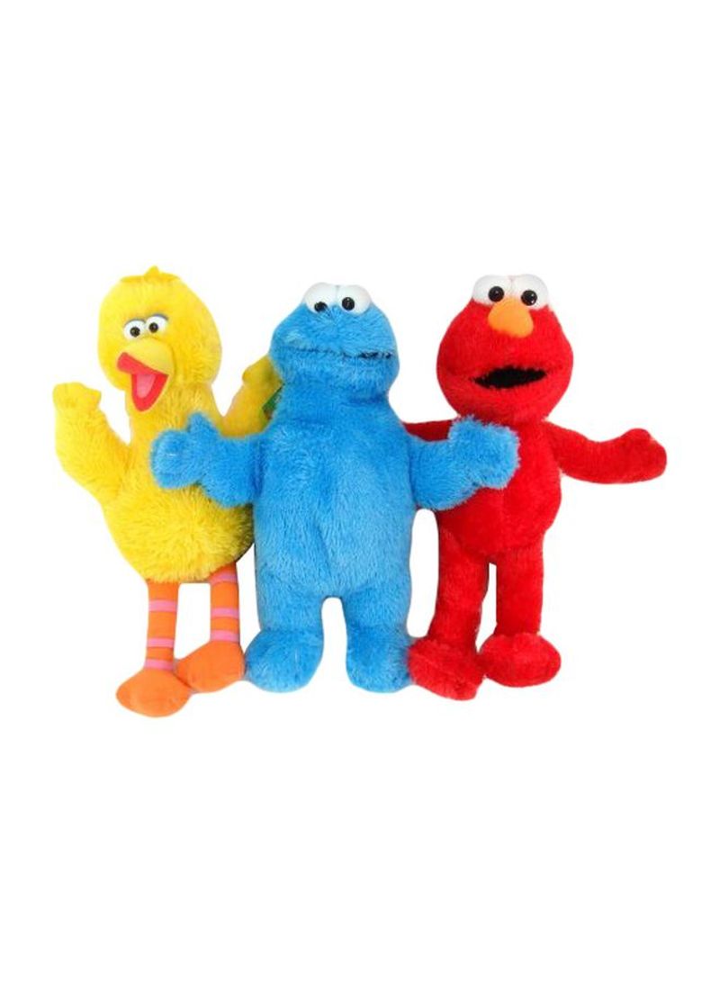Pack Of 3 Elmo And Friends Plush Toy 13inch