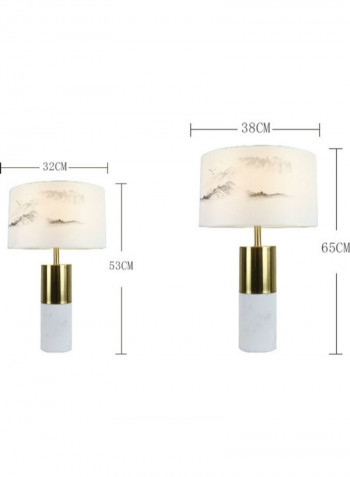 Modern Marble Creative Table Lamp White 72x40x20centimeter