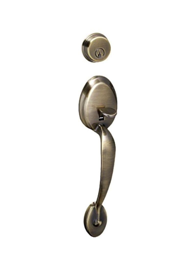 Plymouth Dummy Exterior Handle Set Antique Brass
