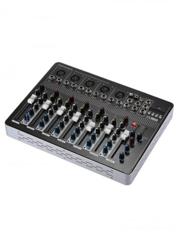 Professional 7-Channel Mic Line Audio Mixer With 3-Band EQ