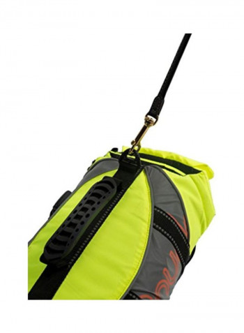 Dog Life Vest Florescent Green/Black/Grey S