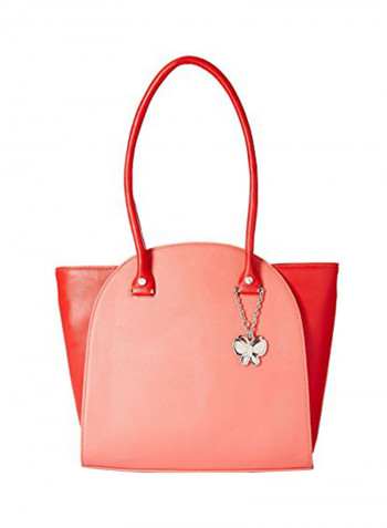 Polyester Blend Shoulder Bag Orange