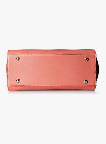 Polyester Blend Shoulder Bag Orange
