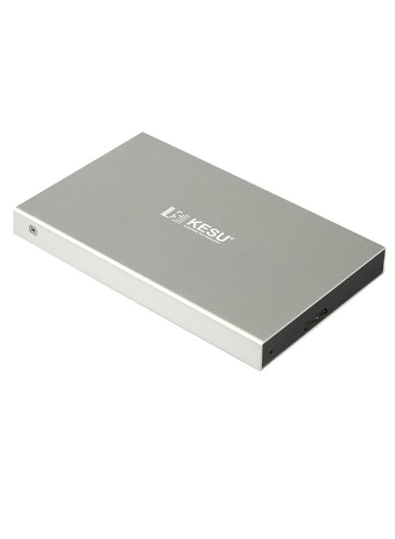HDD Portable External Hard Drive 2TB Silver/Black