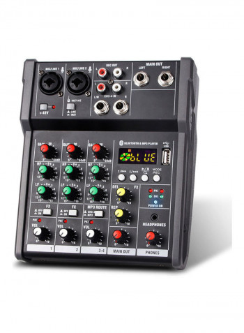 4-Channel Portable USB Mixing Console