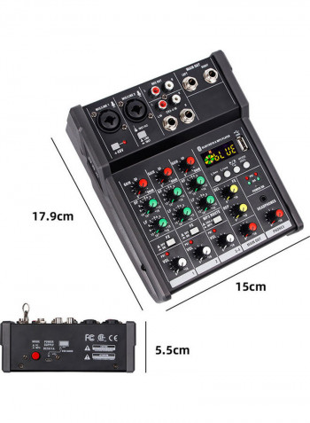 4-Channel Portable USB Mixing Console
