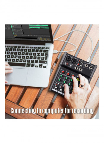 4-Channel Portable USB Mixing Console