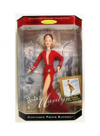 Marilyn Barbie Doll 13.7 x 9.1 x 3.1inch