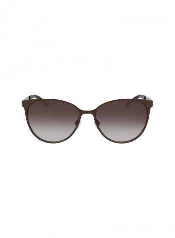 Women's Full Rim Metal Cat Eye Sunglasses - Lens Size: 58 mm