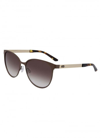 Women's Full Rim Metal Cat Eye Sunglasses - Lens Size: 58 mm