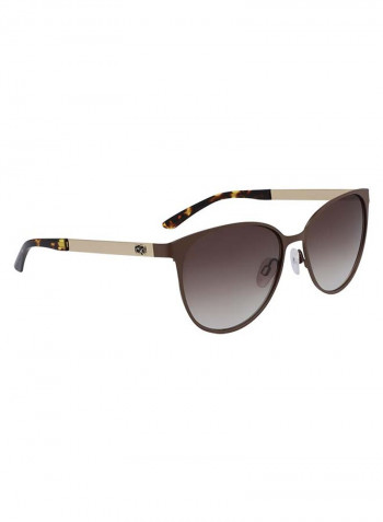 Women's Full Rim Metal Cat Eye Sunglasses - Lens Size: 58 mm