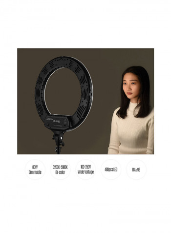 Photography LED Video Ring Light 18inch Black