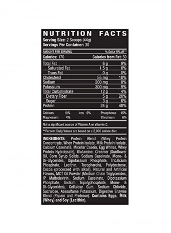 Pro Fusion 7 Protein Meal Replacement Dietary Supplement - Chocolate Milkshake