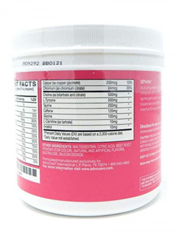 Spark Canister Vitamin And Amino Acid Supplement - Fruit Punch