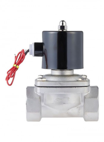 2-Way Solenoid Valve Silver/Black 1.5inch