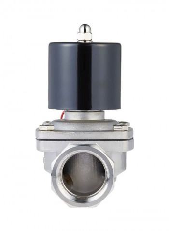 2-Way Solenoid Valve Silver/Black 1.5inch
