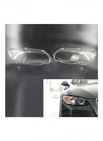 2-Piece Replacement Left And Right Headlight Cover For BMW E92/E93 2006-2009 BMW M3 2008-2012