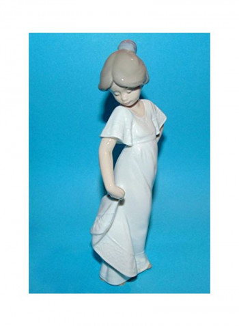 Collectible Porcelain Figurine White 8.75inch