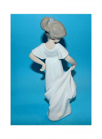 Collectible Porcelain Figurine White 8.75inch