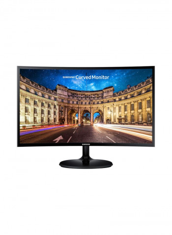 LC24F390FHMXUE 24-Inch Super Slim Full HD 1800R Curved Monitor with AMD FreeSync Black High Glossy