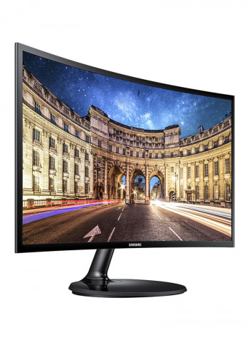 LC24F390FHMXUE 24-Inch Super Slim Full HD 1800R Curved Monitor with AMD FreeSync Black High Glossy